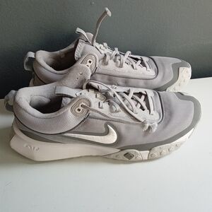 Nike Force Zoom Trout 7 Turf Baseball Shoes Grey White CQ7224-002 Mens